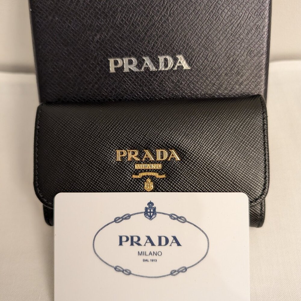 Prada TriFold KeyCase NWT
